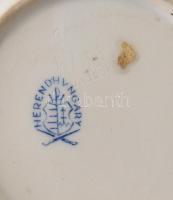 Herendi porcelán tálka, jelzett, kis kopással, d: 8,5 cm
