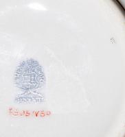 Herendi Viktória mintás kis kaspó, jelzett, kopással, d: 10 cm, m: 7,5 cm