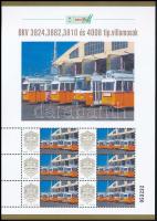 2025 BKV 3824, 3882, 3810 és 4008 típusú villamosok hatos kisív dísztokban