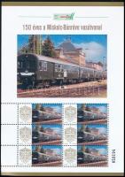 2025 150 éves a Miskolc-Bánréve vasútvonal hatos kisív dísztokban