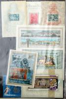 Hagyaték tétel 4 db A/4 berakóban + Turul albumban + blokkberakóban + hozzá borítékban modern postatiszta kisívek, blokkok