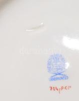 Herendi Fleurs Chinoises Pourpre mintás leveses csésze alátéttel, jelzett, hibátlan, d: 14 cm