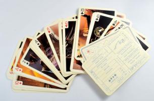 2000 DieselStyleLab francia kártyapakli, fotó: Geoffroy De Boismenu. Teljes pakli, 18x13 cm