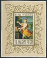 1969 Festmény az eredeti ívből származó vágott blokk (ráncok, betapadás / creases, gum disturbances)