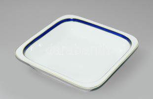 Hüttl Tivadar királyi szállítói címkével kínáló, jelzett, 24x24 cm