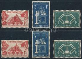 Luxemburg 1956 2 x Mi 552-554 (Mi EUR 120,-)