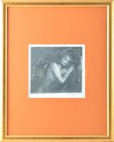 Liechtensteini művész: Folienangels No A. C-print, papír. jelzett., Üvegezett keretben 16x19 cm