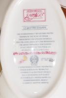 Hollóházi porcelán bonbonier Faragó Miklós (1947- ) által tervezett: A négy évszak - Ősz dekorral. L...