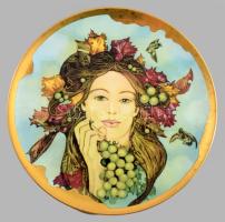 Hollóházi Manufaktúra, Faragó Miklós (1947- ) designer: "Le Quattro Staggioni" - Négy évsz...