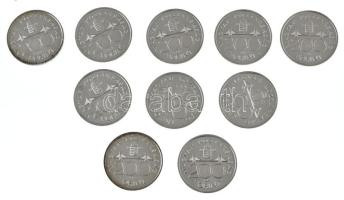 1992. 200Ft Ag "MNB" (10x) T:UNC,AU Adamo F13