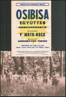 2 db régi beat zenekar plakát: Osibisa V-Moto Rock 1979., 25x18 cm, Bergendy 20x30 cm