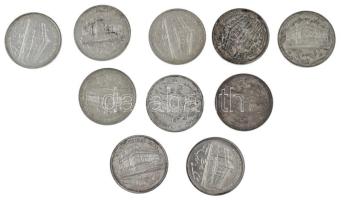 1992. 200Ft Ag "MNB" (10x) T:AU,XF, patina
Adamo F13