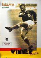 Puskás Ferencet ábrázoló plakát, kis beszakadásokkal 47x66 cm