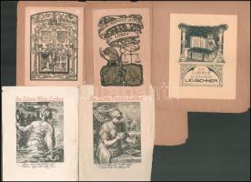 10 db külföldi ex librisek: klf technikák és alkotók