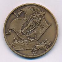 Csíkszentmihályi Róbert (1940-) 1986. "Buda 1686 / Magyar Éremgyűjtők és Numizmatikusok Budavár visszavételének 300. évfordulóján" kétoldalas bronz emlékérem (42,5mm) T:AU Adamo BP26