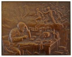 Franciaország 1977. "27éme Congres International des Sciences Physiologiques - Paris 1977 - E. J. Marey (27. Élettani Tudományok Nemzetközi Kongresszusa, Párizs, 1977)" kétoldalas bronz plakett (63x50mm) T:AU France 1977. "27éme Congres International des Sciences Physiologiques - Paris 1977 - E. J. Marey (27th International Congress of Physiological Sciences, Paris, 1977)" double-sided bronze plaque (63x50mm) C:AU