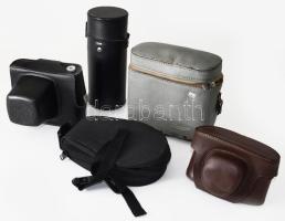 5 darab klf fényképezőgép tok, vegyes állapotban