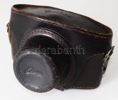 cca 1940 Exacta Ihagee fényképezőgép tok, javított.