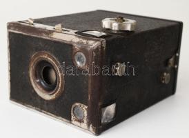 cca 1915 Zeiss Ikon Box, kopott, jelzetlen, működik, 13x10 cm