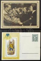 Deutsches Reich 3. Birodalom küldemények, díjjegyesek, képeslapok közte több Hitler, 80 db, levélber...