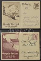 Deutsches Reich 3. Birodalom küldemények, díjjegyesek, képeslapok közte több Hitler, 80 db, levélber...