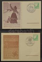 Deutsches Reich 3. Birodalom küldemények, díjjegyesek, képeslapok közte több Hitler, 80 db, levélber...