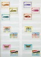 Jemen és Jordánia modern gyűjtemények 2 db A/4 berakóban