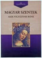 ifj. Szlávics László (1959-) DN "Szűz Mária" Ag emlékérem kapszulában, tanúsítvánnyal (10g/0.999/30mm) és a kollekció kitöltetlen tulajdoni lapjával, "Magyar Szentek - Akik vigyáznak ránk" gyűjtői mappában T:PP
