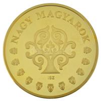 ifj. Szlávics László (1959-) 2011. "Nagy Magyarok / Szent László" aranyozott Cu emlékérem ...