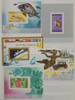 Mongólia 138 különféle blokk sok jó motívummal 16 lapos A/4 berakóban