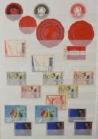 600 db régi magyar és külföldi levélzáró jó motívumokkal 16 lapos A/4 berakóban