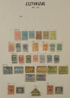 Balti államok, Memel, Szlovákia nagyon tartalmas gyűjtemények másodpéldányokkal, sok használatlannal és postatisztával, sok jó kiadással, értékkel nagyalakú házilagos albumban. 2010 körüli katalógus érték EUR 7.500.- Érdemes megnézni!!!