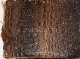 1942-43 II. világháborús pilóta felvételei, nagyrészt magyarországi repterek, kiképzőközpontok környékén, Budaörsi reptér, Tapolca, hozzá néhány budapesti és egyéb városrészlet, de nagyrészt katonai járművek portrék, repülőgépek, összesen 150 fénykép albumban, feliratozva, dátumozva.