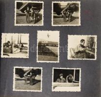 1942-43 II. világháborús pilóta felvételei, nagyrészt magyarországi repterek, kiképzőközpontok körny...