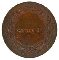 1862. "Borúra derű" kétoldalas bronz érdemérem, hátoldalán "Magyar Tudományos Akadémi...