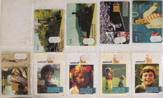 9 db ritkább magyar telefonkátya, használtak. Magyar mozdonyok, Unicef