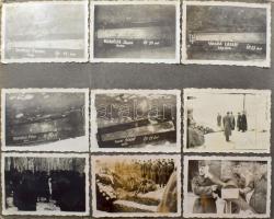 1942-43 II. világháborús pilóta felvételei, nagyrészt a keleti fronton készített fényképek. Érdekes ...