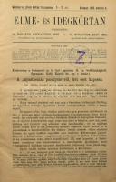 Elme- és idegkórtan. szerk: Babarczi Schwartzer Ottó, Moravcsik Ernő Emil. Bp., 1906. évfolyam, bekötve, egészvászon kötésben 687p. Néhány lapon sérüléssel.