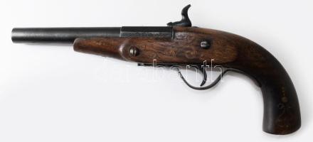 Csappantyús pisztoly igényes replika, h: 36 cm