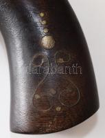 Csappantyús pisztoly igényes replika, h: 36 cm