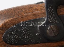 Csappantyús pisztoly igényes replika, h: 36 cm