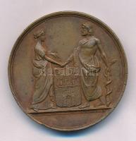 Boehm, Josef Daniel (1794-1865) 1847. "Szabad Királyi Sopron Városa a Magyar Orvosok és Természetvizsgálók VIII. Nagy Gyűlésére" kétoldalas bronz emlékérem (41mm) T:XF, kis peremhiba Hungary 1847. "Szabad Királyi Sopron Városa a Magyar Orvosok és Természetvizsgálók VIII. Nagy Gyűlésére (The Free Royal City of Sopron to the 8th General Assembly of the Hungarian Doctors and Naturalist)" two-sided bronze commemorative medallion. Sign.: "Josef Daniel Boehm" (41mm) C:XF, small edge error