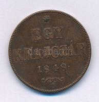 1848. 1kr Cu T:AU Adamo B1