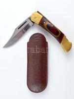Tusker bicska, jelzett, bőr tokban, nyitva h: 17 cm