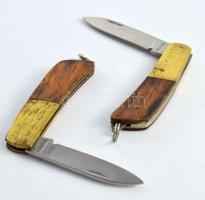 2 darab fanyelű bicska, nyitva h: 10,5 cm