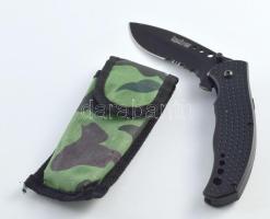 Kershaw vadászkés, jelzett, nyitva h: 20,5 cm