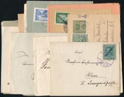 Ausztria 20 db régi küldemény jobbakkal