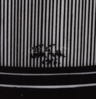 Hollóházi Szász Endre által tervezett dekorral díszített porcelán váza. Jelzett, hibátlan m: 29,5 cm