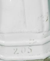 cca 1900 2 darab asztali kegytárgy szobor, egyiken kis repedéssel, m: 20-21 cm