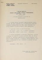 ca 1980 Hivatásos tiszthelyettes avatás esküszöveg dísz műbőr mappában + hozzá kapcsolódó katonai is...